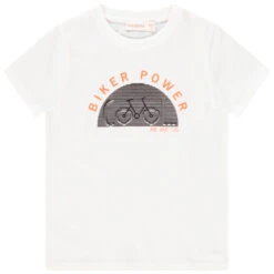 T-shirt Manches Courtes Print Vélo Pour Garçon