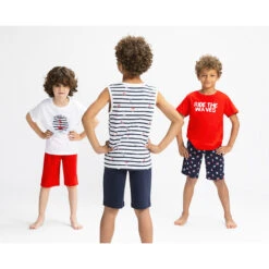 Lot De 3 Pyjamas 2 Pièces En Jersey Pour Garçon -Orchestra HGAMLV BLA 10 X