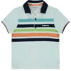 Polo Manches Courtes Rayé Pour Garçon