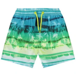 Shot De Bain Photoprint Palmiers Tie & Dye Pour Garçon