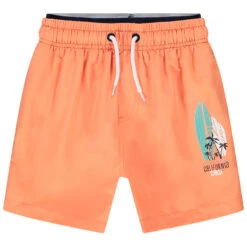 Short De Bain Avec Doublure Et Ceinture Jacquard Pour Garçon