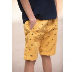 Bermuda En Coton Imprimé étoiles Pour Garçon -Orchestra HGAMNE JAM 4 X