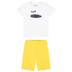 Ensemble De Plage T-shirt + Short Pour Garçon