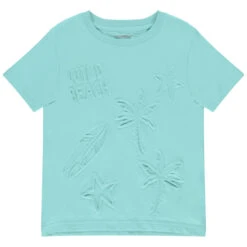 T-shirt Manches Courtes Avec Visuels Embossed Pour Garçon