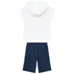 Ensemble De Plage Débardeur à Capuche + Bermuda Pour Garçon -Orchestra HGAMNV BLF 2 X