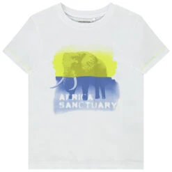 T-shirt Manches Courtes Tombantes Avec Photoprint Pour Garçon