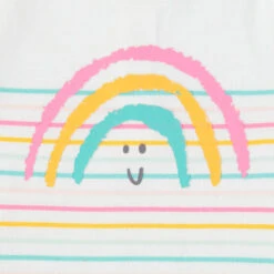 Marinière En Coton à Rayures Colorées Et Arc-en-ciel Printé Pour Bébé Fille -Orchestra HI00KR BLA 3 X