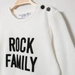 Pull En Tricot à Inscription Et étoiles Brodées -Orchestra HI00NB ECR 3 X