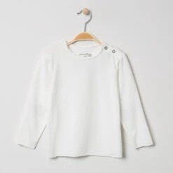 T-shirt Manches Longues à étoiles Et Inscriptions Au Dos