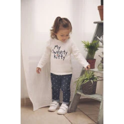 Jegging Effet Délavé Coupe Slim Pour Bébé Fille -Orchestra HI00OM BLC 11 X