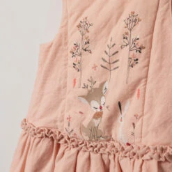 Robe Sans Manches à Animaux Printés Et Broderies -Orchestra HI00RI ORC 4 X