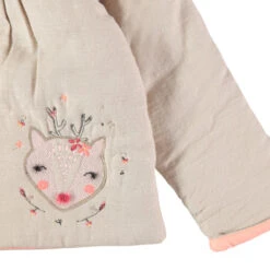 Manteau En Coton à Capuche Pointue Et Faon Brodé -Orchestra HI00RK BGF 4 X