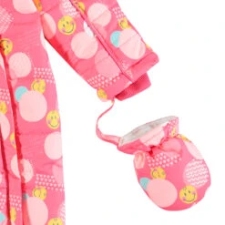 Combinaison De Ski Doublée Micropolaire Imprimée Smiley Baby All-over 10 Combinaison De Ski Doublée Micropolaire Imprimée Smiley Baby All-over -Orchestra HI00TM ROF 5 X
