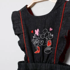 Robe Tablier En Chambray Print Mickey Et Minnie Disney -Orchestra HI00TN GRF 3 X