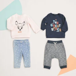 Jean Effet Used Imprimé Coeurs All-over -Orchestra HI00UQ BLC 15 X