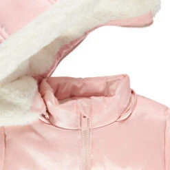 Doudoune Effet Satiné Doublé Sherpa Avec Ailes En Relief -Orchestra HI00US ROC 4 X