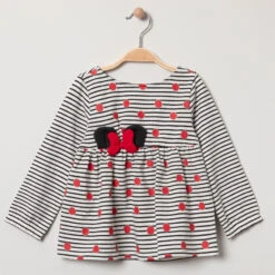 Tunique à Rayures Et Pois Minnie Disney