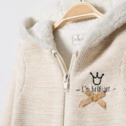 Veste En Tricot à Capuche Doublée Sherpa -Orchestra HI00VH ECR 5 X