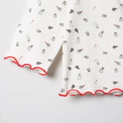 Sous-pull Col Cheminée à Imprimé Esprit Noël En Coton -Orchestra HI00YP ECR 4 X