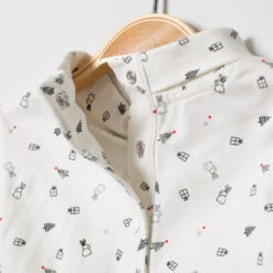 Sous-pull Col Cheminée à Imprimé Esprit Noël En Coton -Orchestra HI00YP ECR 5 X