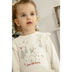 T-shirt Manches Longues En Coton à Motifs Esprit Noël -Orchestra HI00YQ ECR 15 X