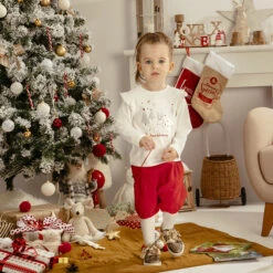 T-shirt Manches Longues En Coton à Motifs Esprit Noël -Orchestra HI00YQ ECR 16 X