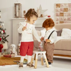 T-shirt Manches Longues En Coton à Motifs Esprit Noël -Orchestra HI00YQ ECR 17 X