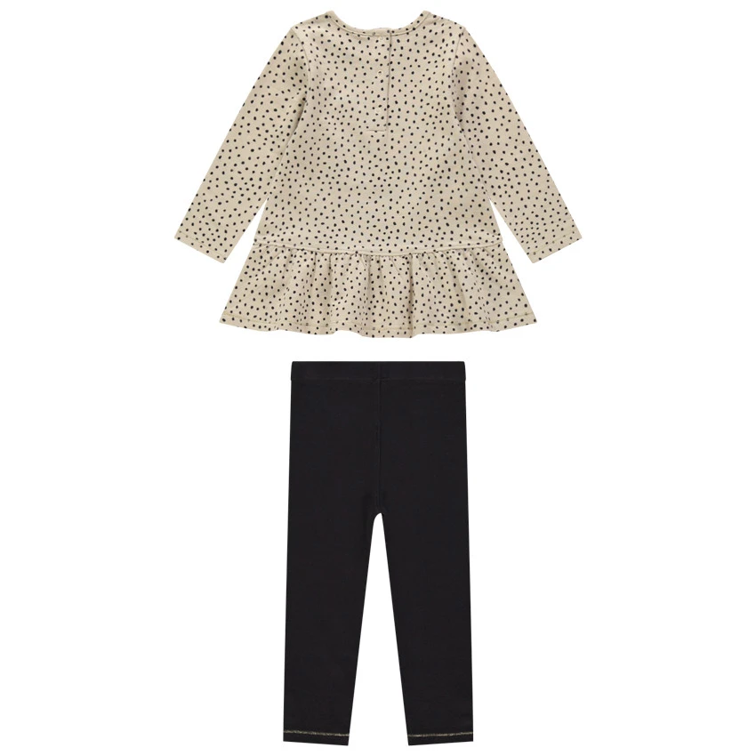 Ensemble Avec Tunique Motif Panda Brodé Et Legging Côtelé 2 Ensemble Avec Tunique Motif Panda Brodé Et Legging Côtelé – Image 2