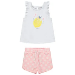 Ensemble Avec Débardeur Print Citron Et Short Imprimé All-over