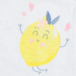 Ensemble Avec Débardeur Print Citron Et Short Imprimé All-over -Orchestra HI0157 BLA 3 X