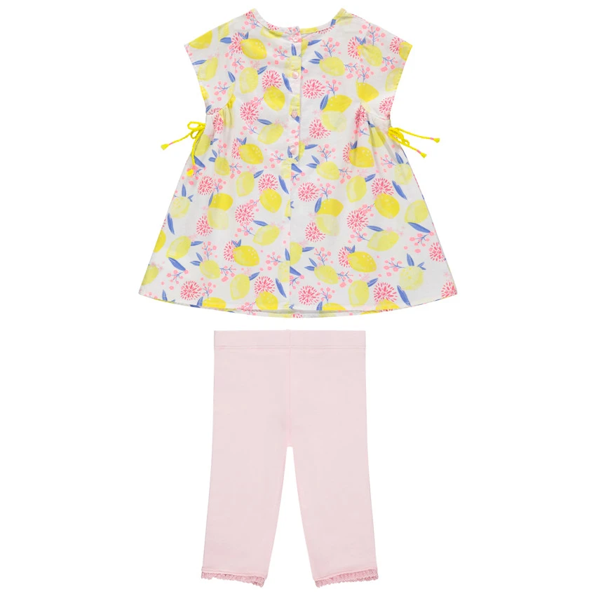 Ensemble Tunique Et Legging Imprimés Pour Bébé Fille 2 Ensemble Tunique Et Legging Imprimés Pour Bébé Fille – Image 2
