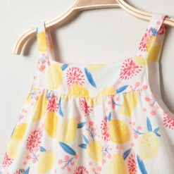 Robe à Bretelles Imprimée Citrons All-over -Orchestra HI0163 BLA 3 X