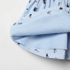 Robe En Maille Manches Courtes Effet 2-en-1 -Orchestra HI016K BLF 4 X