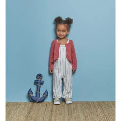 Salopette Longue à Rayures Pour Bébé Fille -Orchestra HI016L ECR 11 X