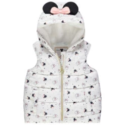 Doudoune Sans Manches Imprimée Minnie Disney