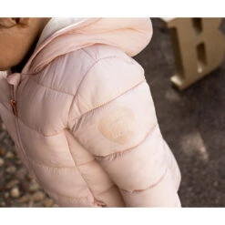 Doudoune à Capuche Doublée Micropolaire Pour Bébé Fille -Orchestra HI016V ROC 11 X