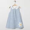Robe Sans Manche Col Claudine Pour Bébé Fille