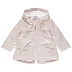 Parka à Capuche Scintillante Doublée Sherpa