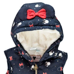 Doudoune Sans Manches à Capuche Motif Minnie Disney Pour Bébé Fille -Orchestra HI017J BLF 4 X