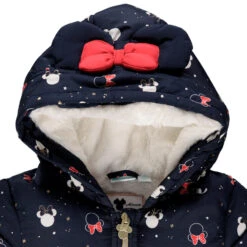 Doudoune Matelassée à Capuche Imprimée Minnie Disney Pour Bébé Fille -Orchestra HI017N BLF 4 X
