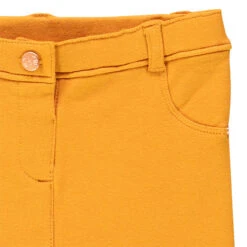 Pantalon Uni Moutarde Pour Bébé Fille -Orchestra HI018B JAF 3 X