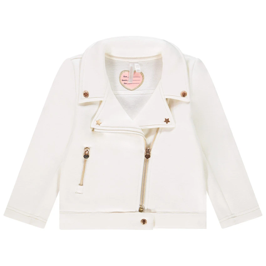 Perfecto En Molleton écru Pour Bébé Fille 1 Perfecto En Molleton écru Pour Bébé Fille