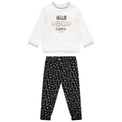 Jogging En Molleton Print Smiley Baby Pour Bébé Garçon