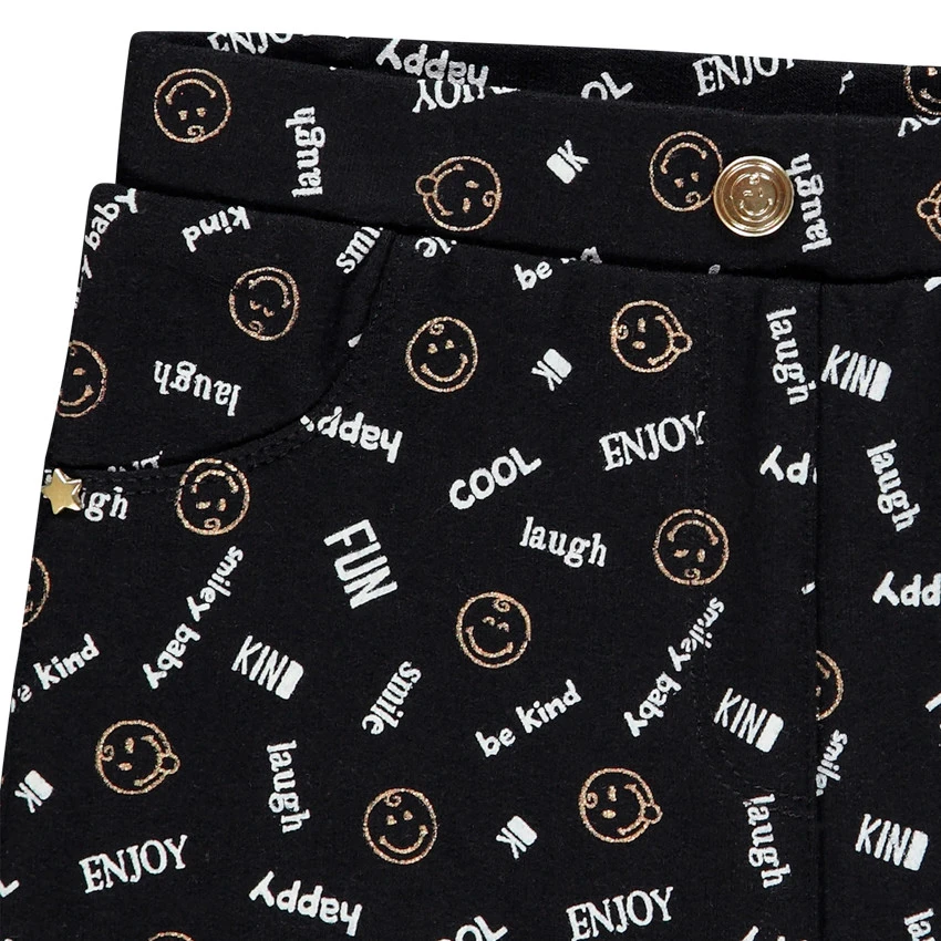 Jogging En Molleton Print Smiley Baby Pour Bébé Garçon 4 Jogging En Molleton Print Smiley Baby Pour Bébé Garçon – Image 4