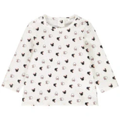 T-shirt Manches Longues Print Minnie Disney Pour Bébé Fille