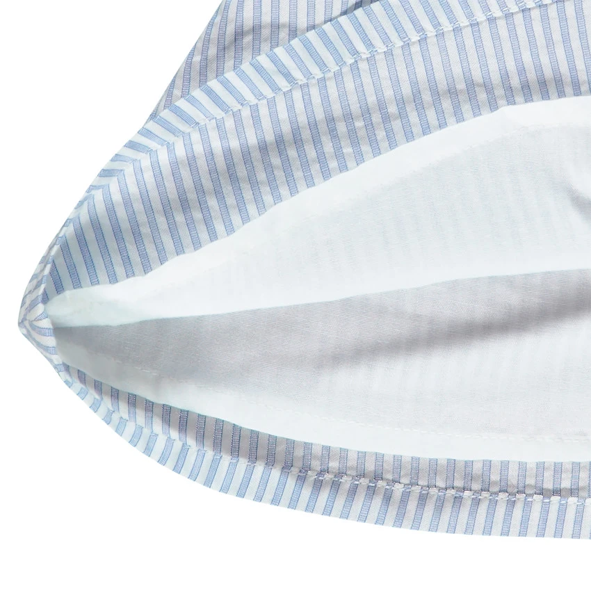 Tunique Manches Longues En Coton à Rayures Et Motifs Brodés 4 Tunique Manches Longues En Coton à Rayures Et Motifs Brodés – Image 4