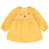 Tunique Jaune En Gaze De Coton Pour Bébé Fille