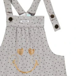 Salopette Longue Imprimée Smiley Baby Pour Bébé Fille -Orchestra HI019K GRC 4 X