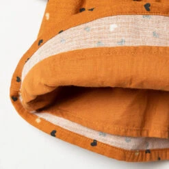 Robe Manches Longues Camel Imprimée Pour Bébé Fille 7 Robe Manches Longues Camel Imprimée Pour Bébé Fille -Orchestra HI01AK JAF 4 X