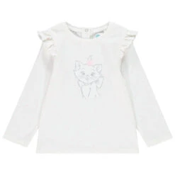 T-shirt Manches Longues En Coton Print Marie Disney
